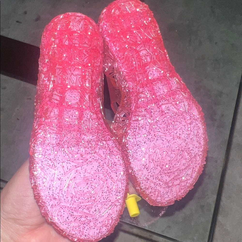 Princess Costumes Jelly Flats Cosplay Shoes Sandals For Little Girls - Picture 9 of 14